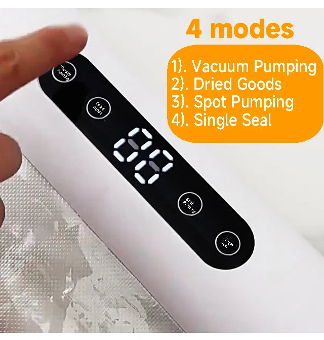 Multi-Mode Electric Food Vacuum Sealer Machine | Freshness Lock for Meat, Vegetables & Sous Vide – 30cm Seal Length