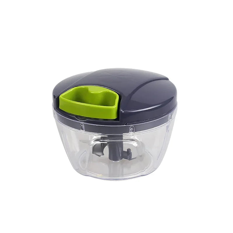 Manual Garlic Chopper – Stainless Steel Mini Food Blender & Crusher | WowPopMall