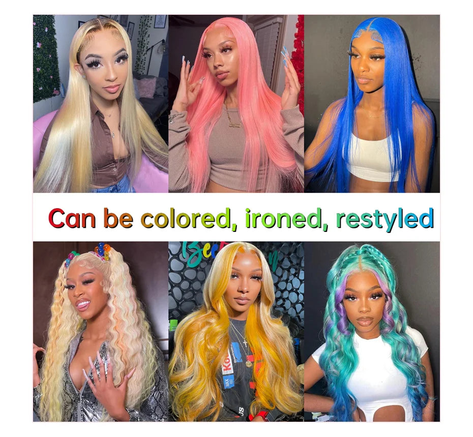 HD Transparent 613 Blonde 13x4 / 13x6 / 360 Lace Front Human Hair Wig – Bone Straight, Pre-Plucked, High Density