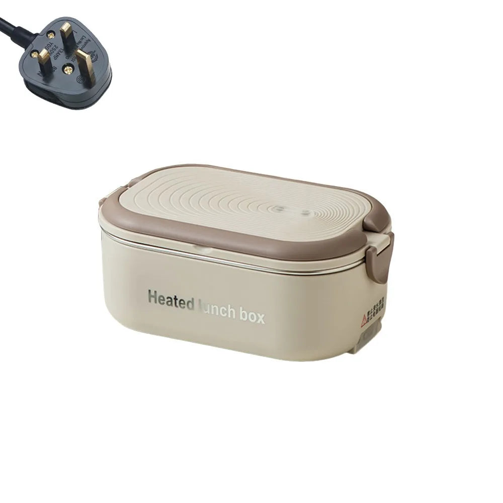 304 Stainless Electric Lunch Box – Plug-In 1 L Constant-Temperature Food Warmer