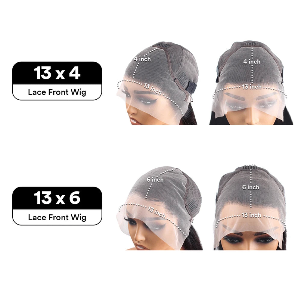 99J Burgundy Deep Wave HD Lace Front Human Hair Wig (13x6 / 13x4, Brazilian Remy, 30”)