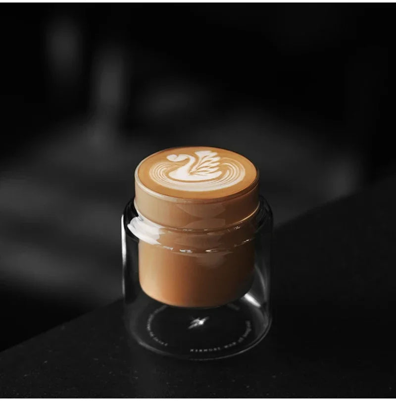 Glass Cup Double Wall Glass Coffee Mugs Borosilicate Glass Espresso Cups Professional Barista Accessories