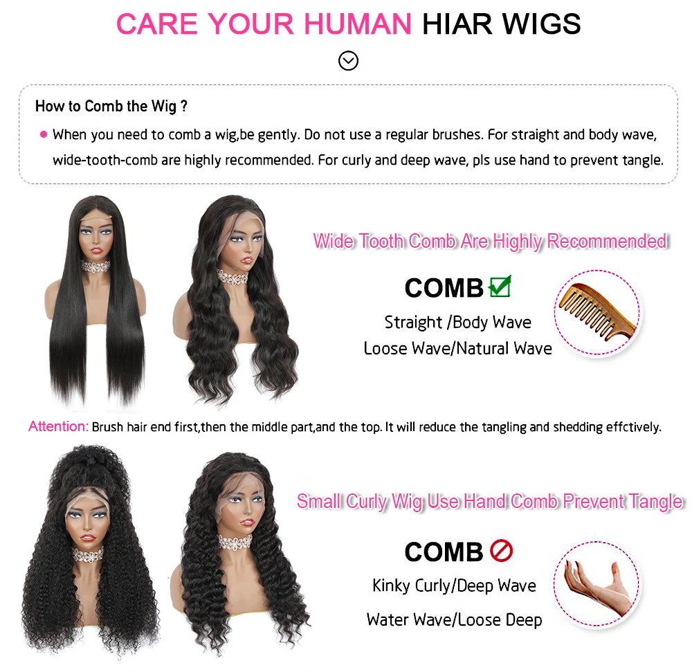 Kinky Curly Half Wig 200% Density Human Hair Clip-In Glueless Wig