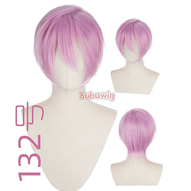 Bubuwig Synthetic Hair Short Straight Cosplay Wig – 70+ Colors, 12 Inch