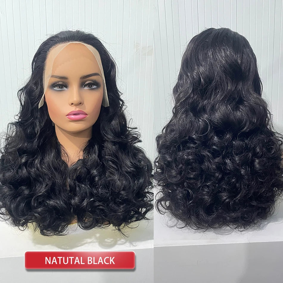 Glueless Loose Wave Human Hair Wig 13x4 HD Transparent Lace · 250% Density · 18–24 Inch