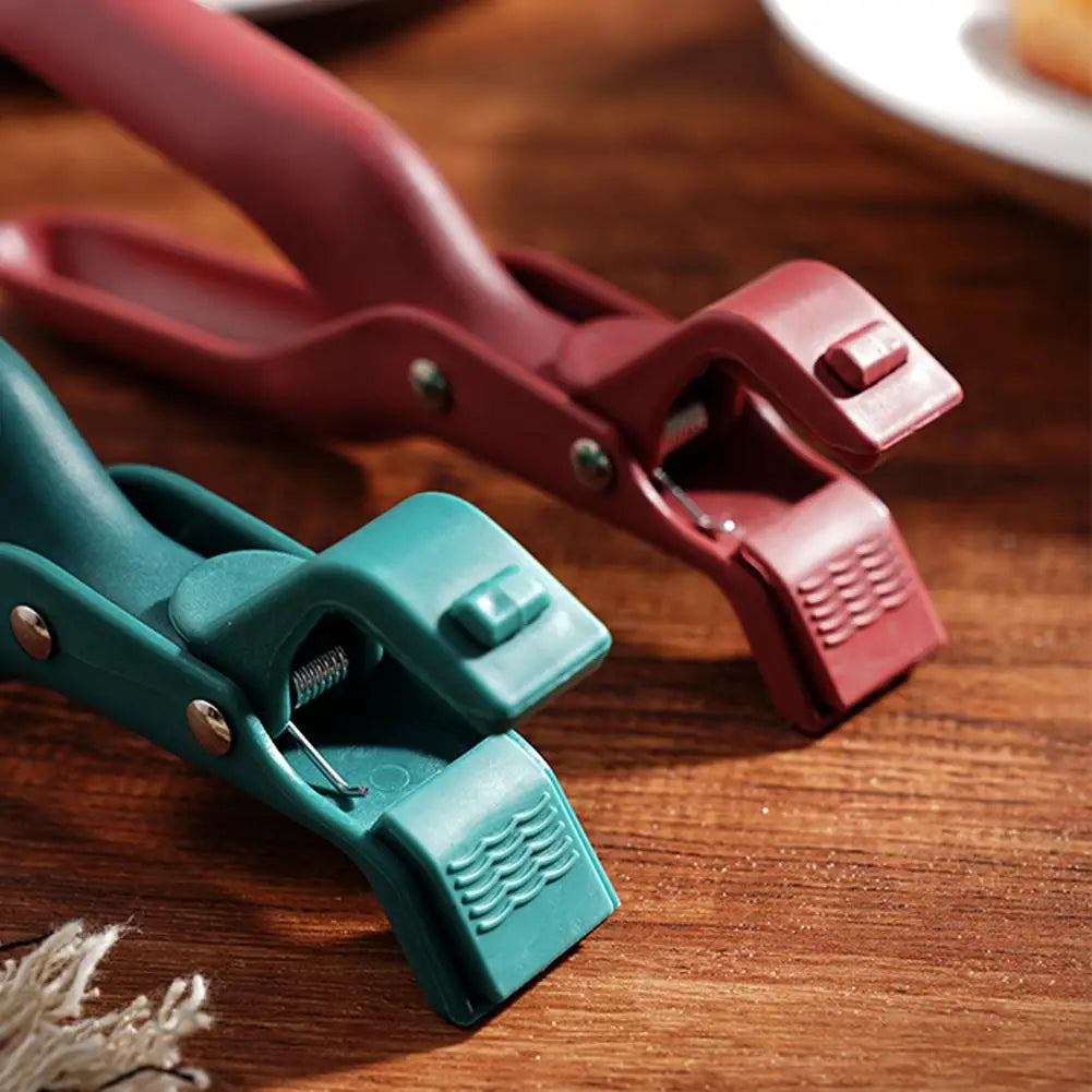 Heat-Resistant Silicone Clip – Non-Slip Kitchen Tongs & Handle Tool