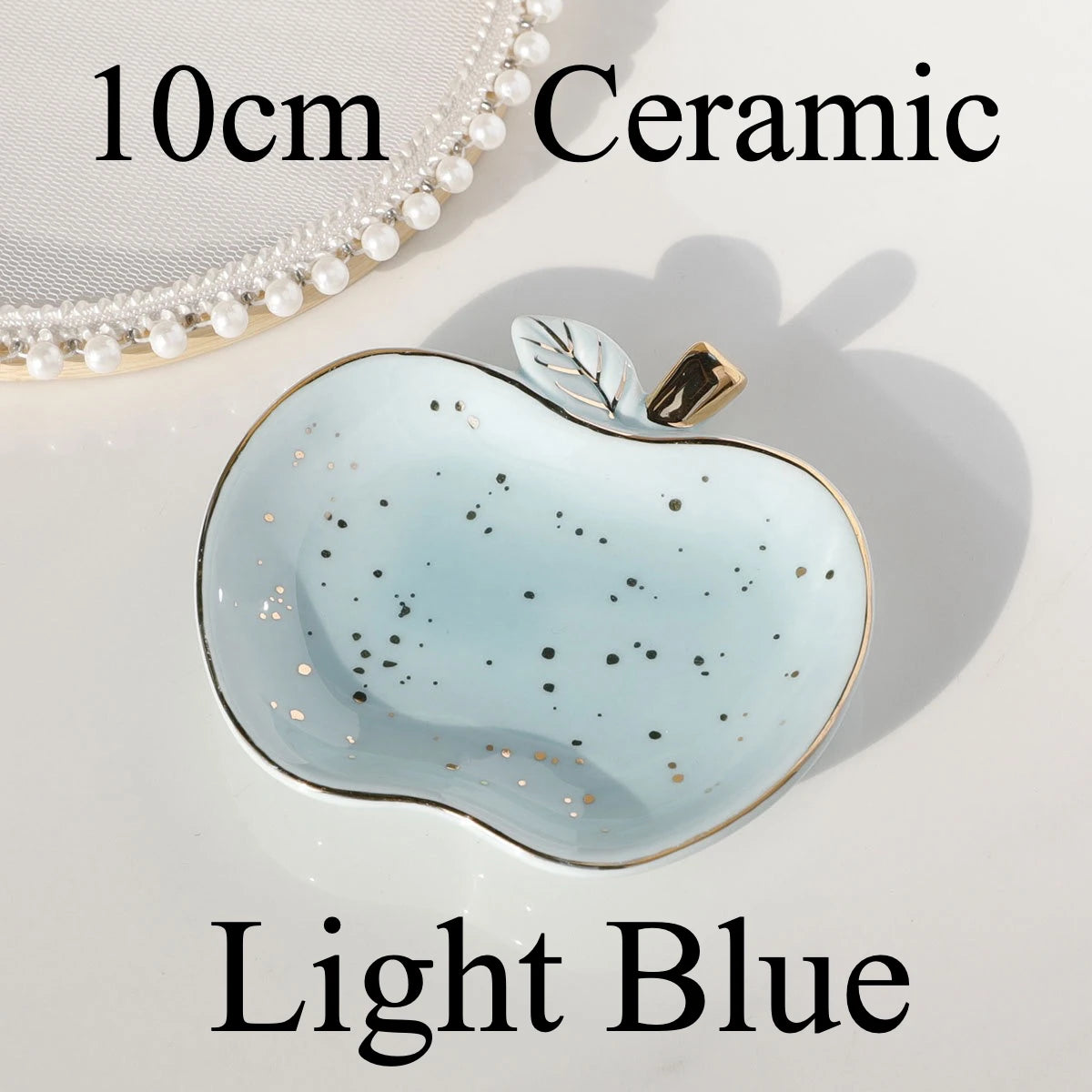 Jucaica Rosh Hashanah Apple Honey Dish – Ceramic Dessert Plate Set