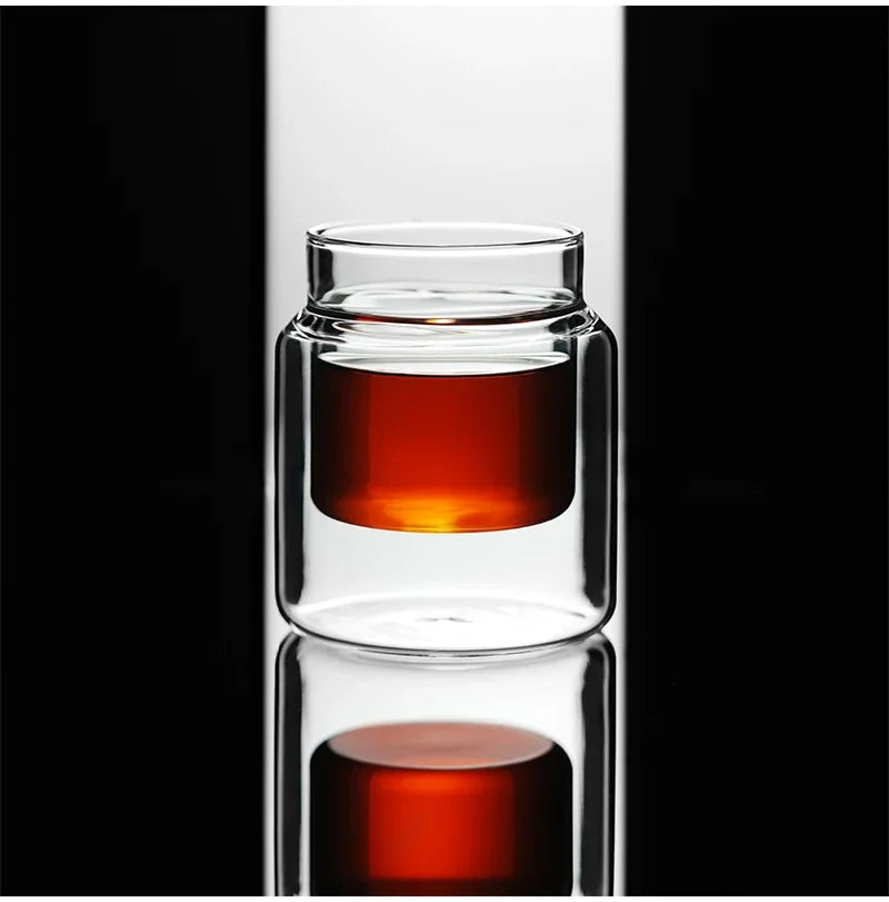 Glass Cup Double Wall Glass Coffee Mugs Borosilicate Glass Espresso Cups Professional Barista Accessories