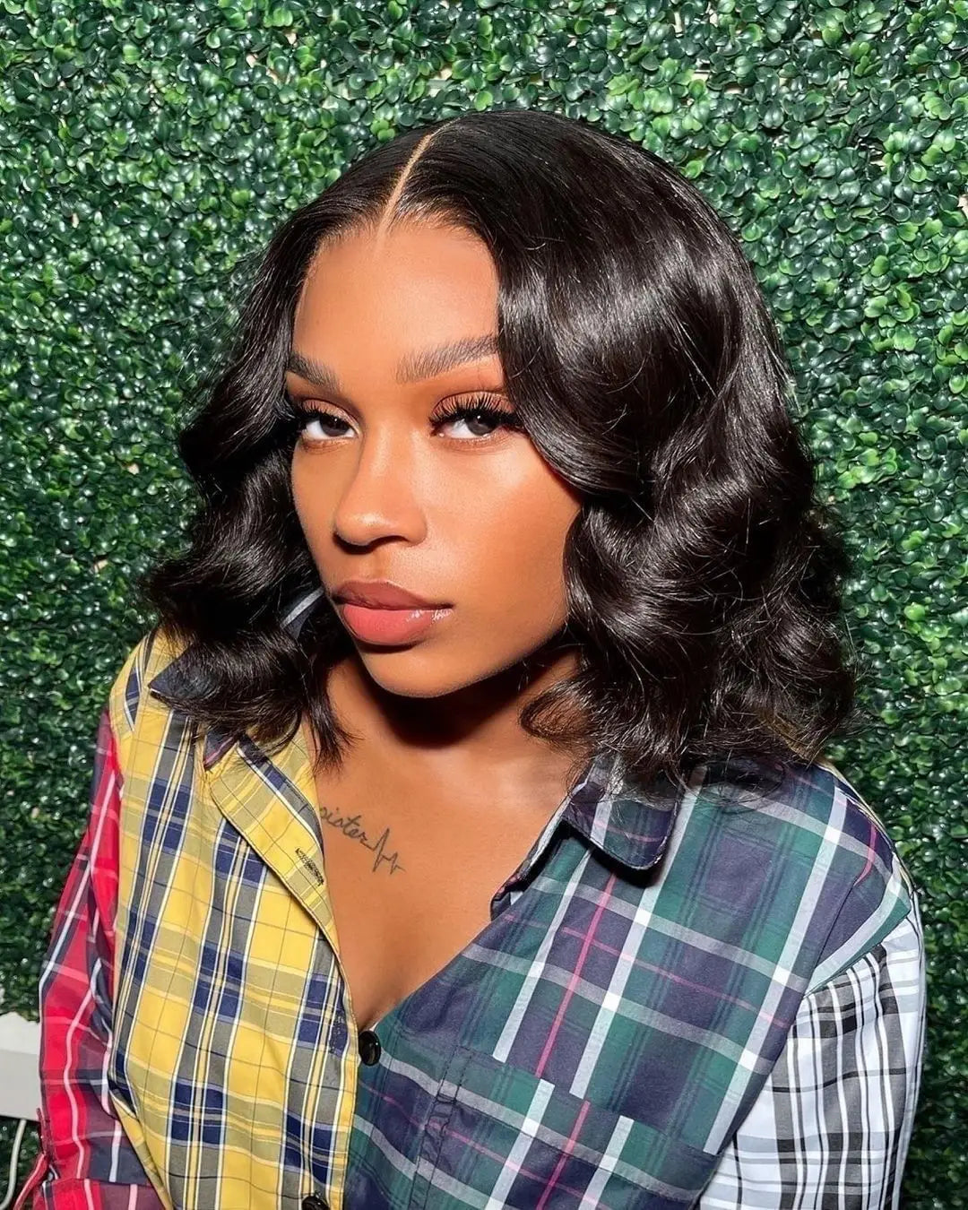 Body Wave Bob Wig 13x6 Transparent Lace Frontal Brazilian Human Hair Wig – Virgin Remy, 180% Density