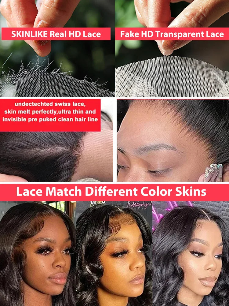 Wear & Go HD 13x6 Body Wave Lace Front Human Hair Wig (Glueless) | 30–40"