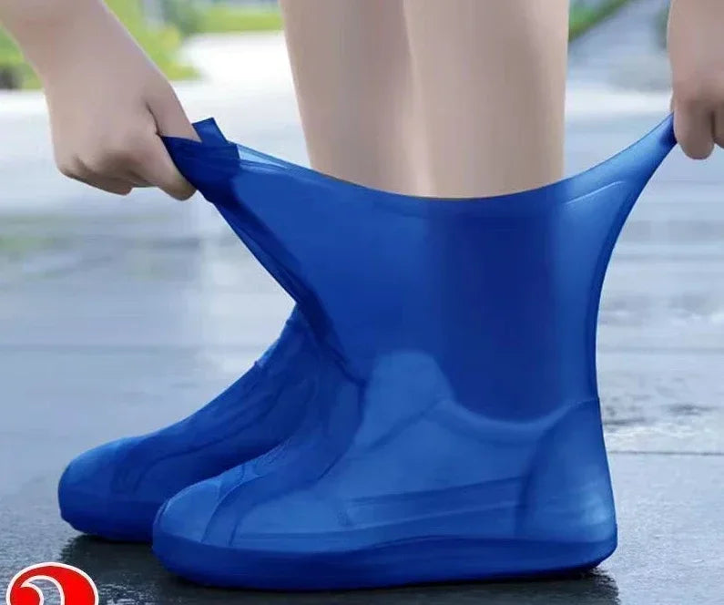 Silicone Waterproof Shoe Covers – Anti-Slip Reusable Rain Boots for Outdoor Protection