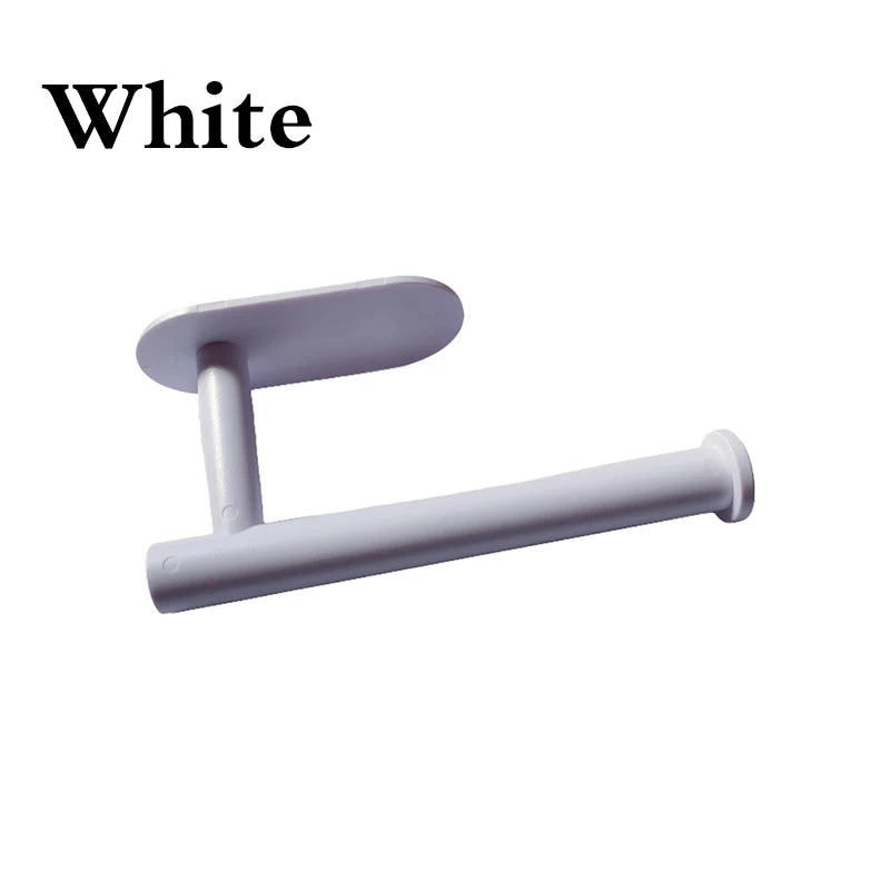 Adhesive Paper Towel Holder – Wall & Cabinet Mount Kitchen Tissue Rack for Home & Bathroom