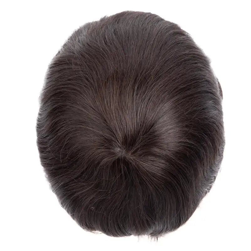 EHairc Injection Skin Toupee for Men | 0.12-0.14mm PU Base | Indian Remy Hair System