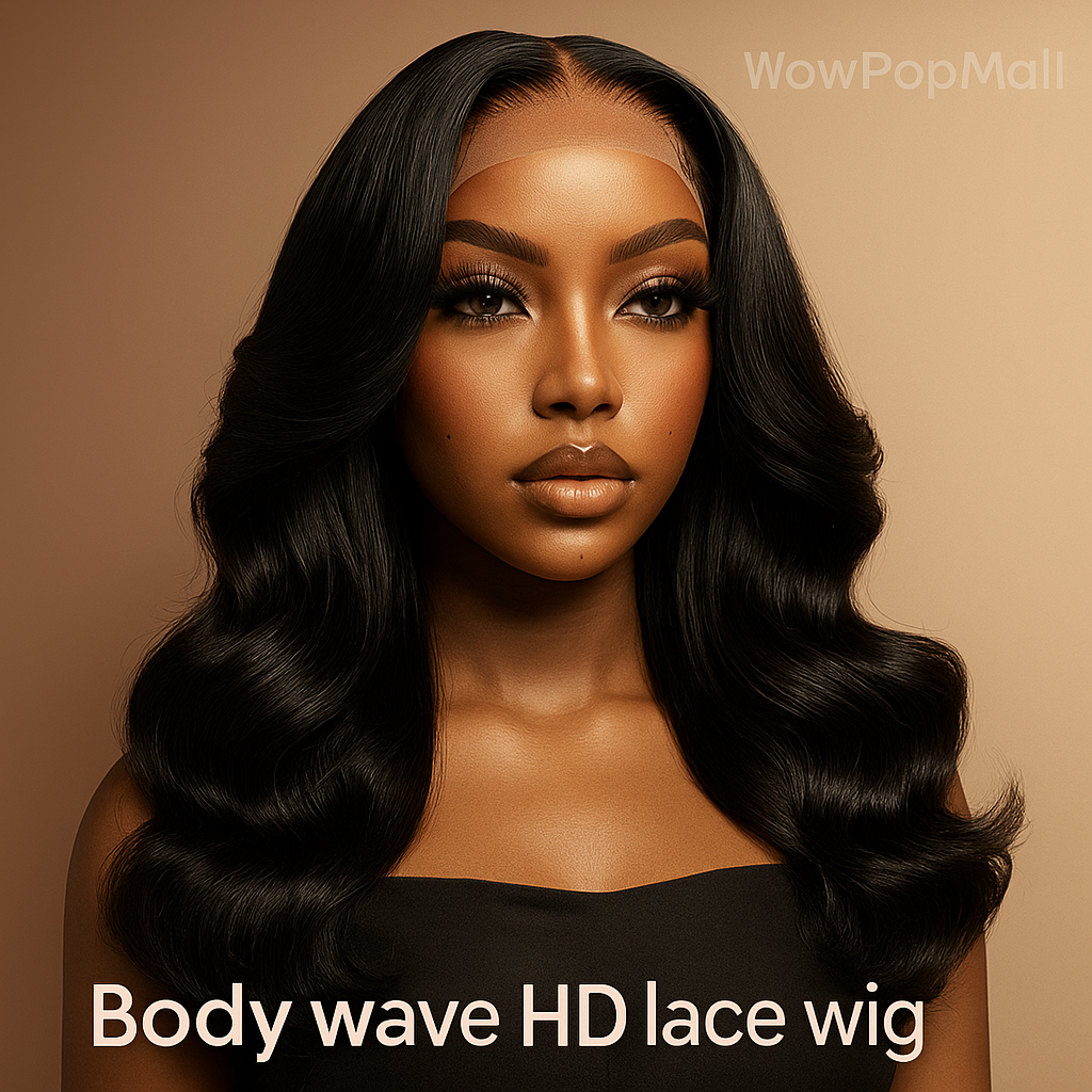 Body Wave HD Lace Frontal Wig 250% Density – Short Bob Human Hair Wig, Glueless 13x4 & 13x6 Transparent Lace, Natural Shine, Premium Salon Look