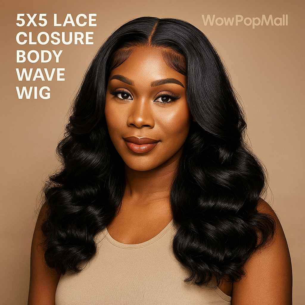 Body Wave Bob Wig 13x6 Transparent Lace Frontal Brazilian Human Hair Wig – Virgin Remy, 180% Density
