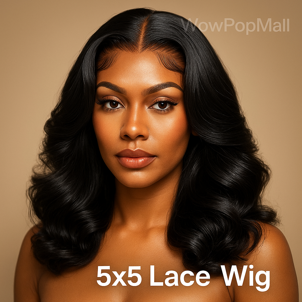 Body Wave Bob Wig 13x6 Transparent Lace Frontal Brazilian Human Hair Wig – Virgin Remy, 180% Density