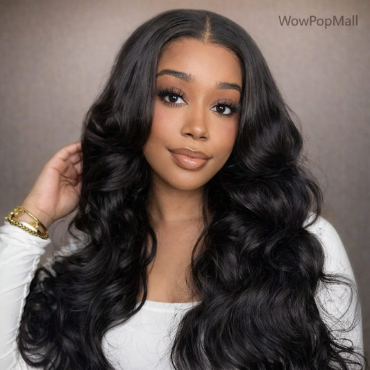 32–36 Inch Body Wave 13x6 HD Lace Front Human Hair Wig – 200% Density