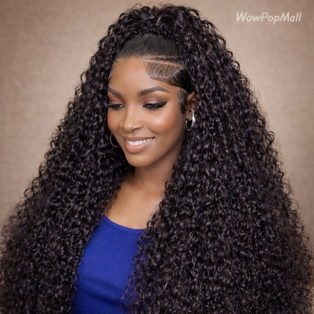 30–40 Inch Loose Deep Wave Glueless Human Hair Wig (HD Transparent 13x4/13x6 Lace Frontal, 5x5 Closure)