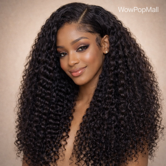 300% Density Deep Wave HD Lace Front Wig | 100% Remy Brazilian Human Hair | Pre-Plucked 13x6 / 13x4 / 360