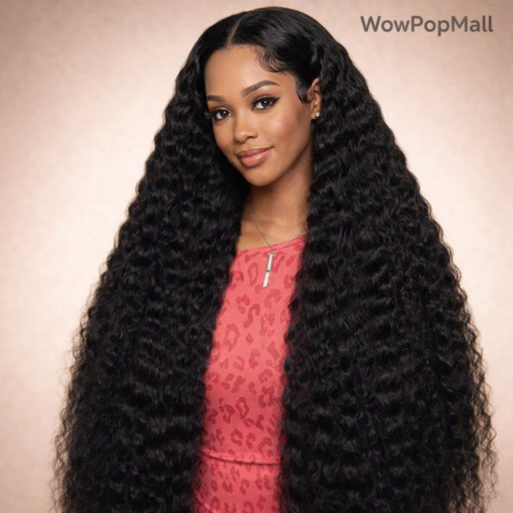 250% Density Deep Wave HD Lace Front Wig (13x6 / 13x4) – Brazilian Remy Human Hair, Glueless (40–46")