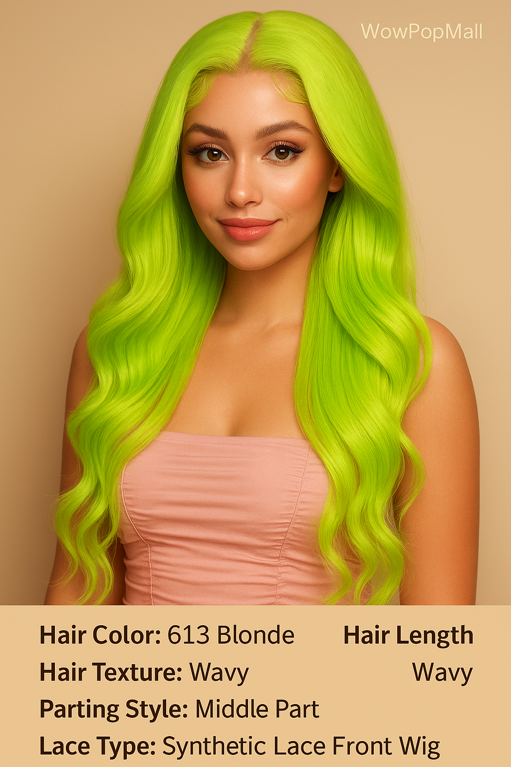 613 Blonde 13×6 HD Transparent Lace Frontal Human Hair Wig – Premium Straight Brazilian Remy