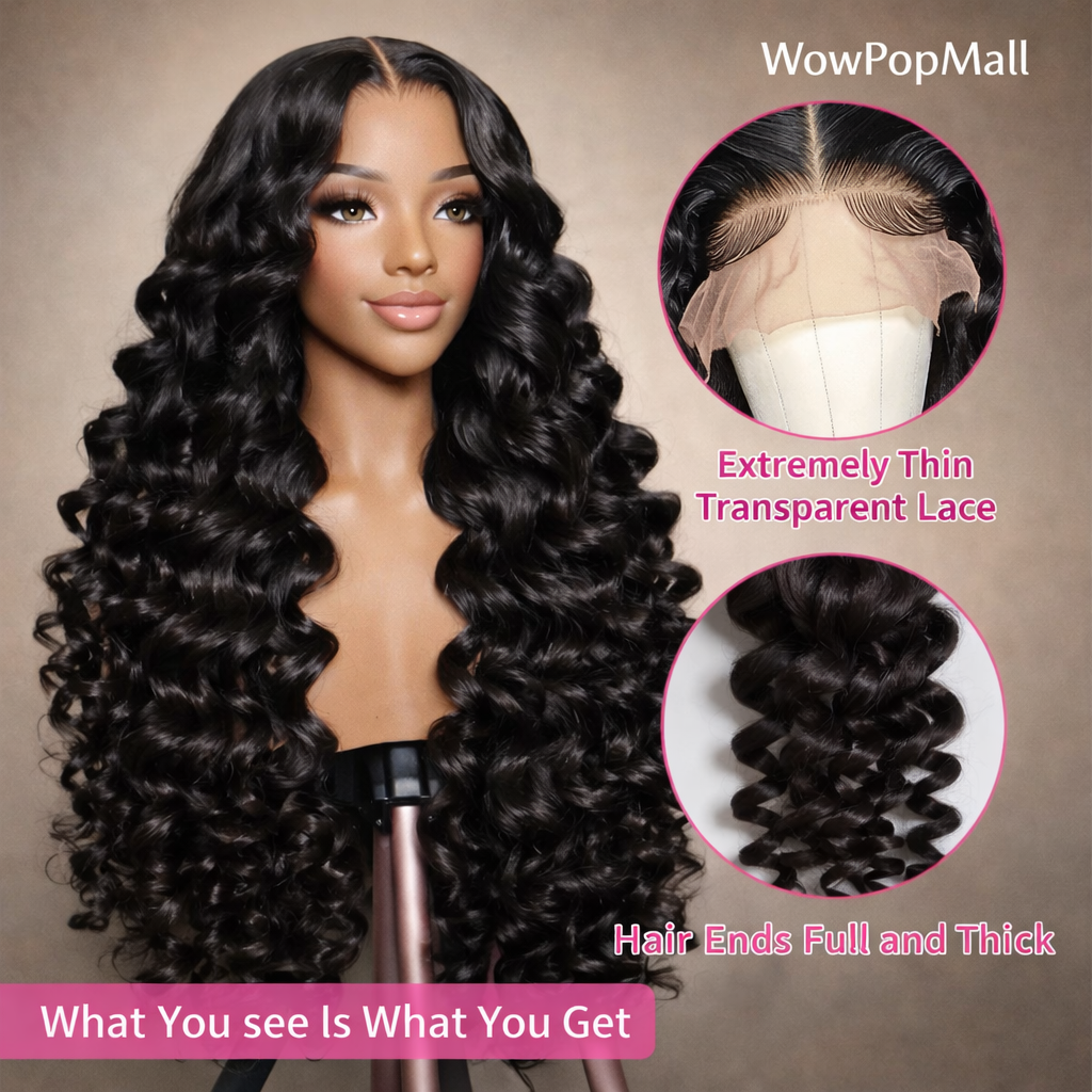 200 Density 30 40 Inch 13x6 Hd Lace Frontal Wig Loose Wave Wig Curly Human Hair WigsWave Human Hair Wig Brazilian Loose Deep