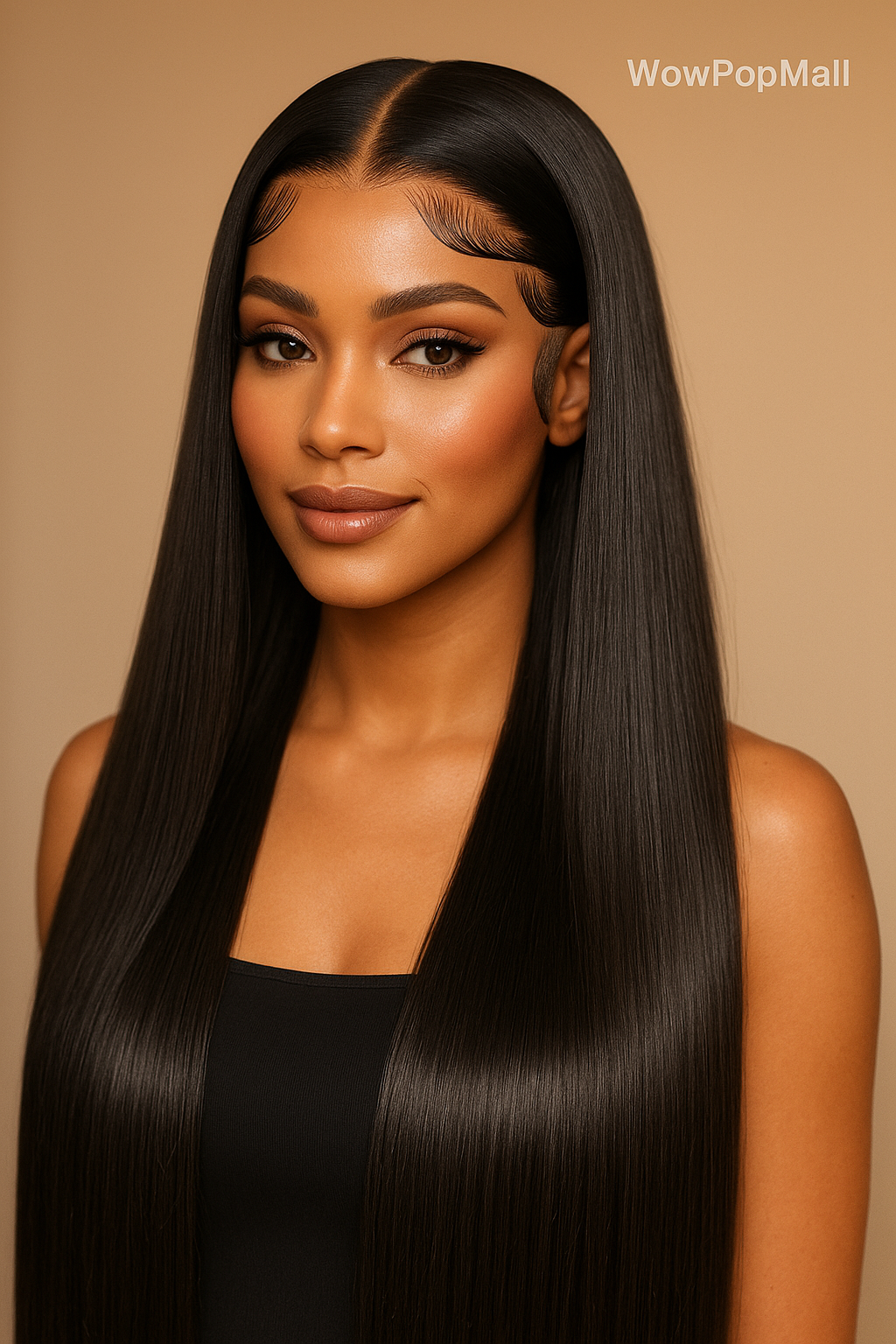 200 Density HD Lace Frontal Straight Human Hair Wig – 13x4 / 13x6 / 360 Lace Options