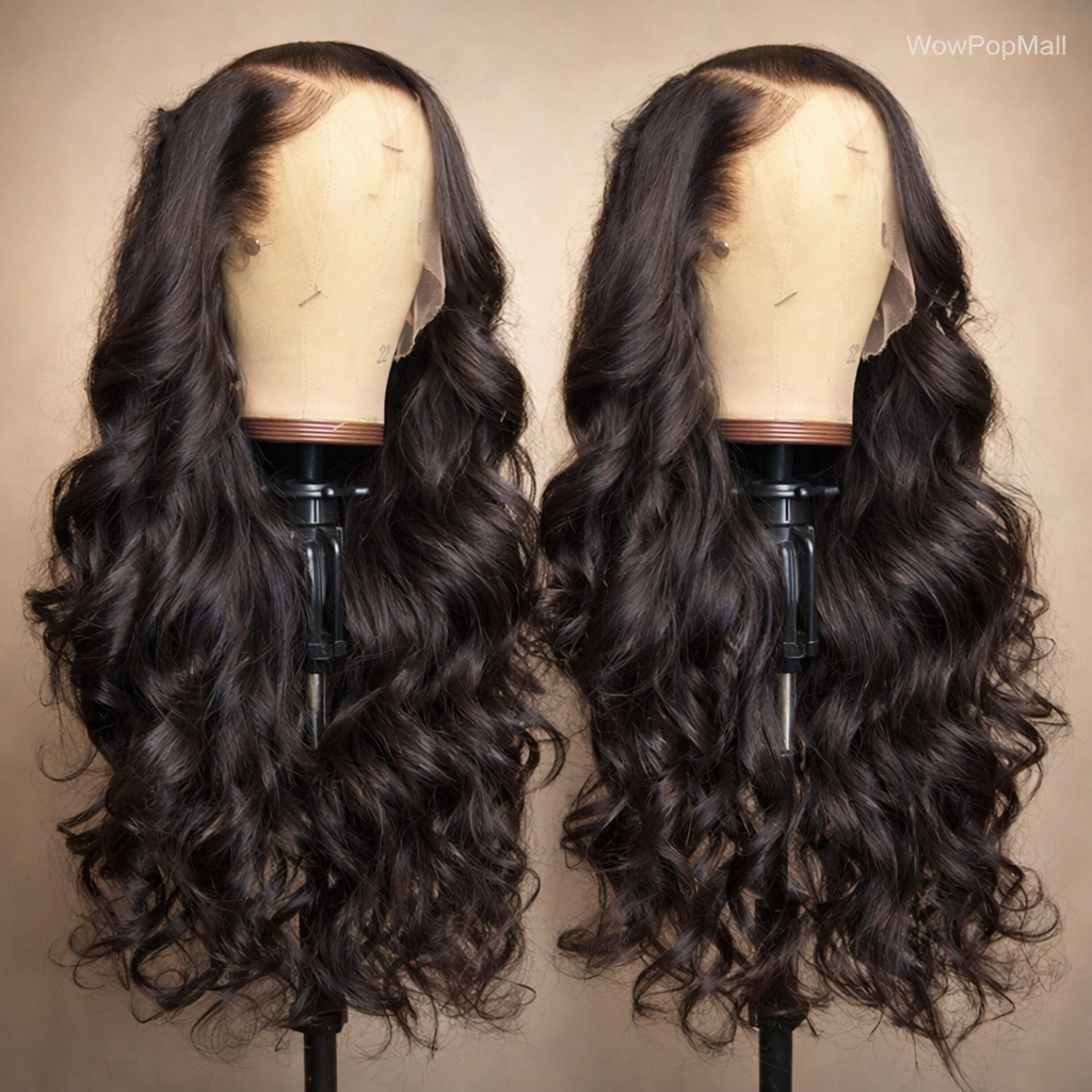 200 Density Brazilian Remy Body Wave Lace Front Wig | Transparent Swiss Lace (13x6 / 13x4)