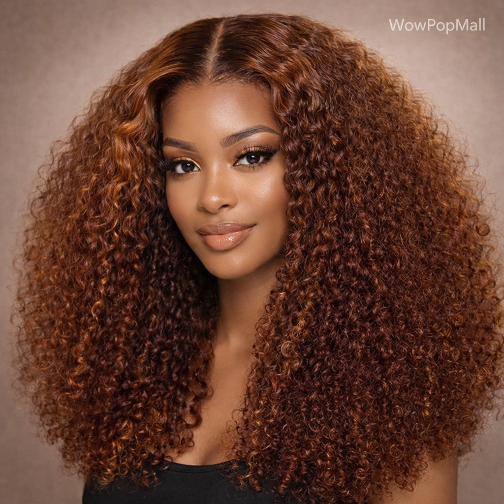 Chocolate Brown Deep Wave HD Transparent Lace Front Wig (Pre-Plucked) | Brazilian Human Hair | 13x6 / 13x4 Options