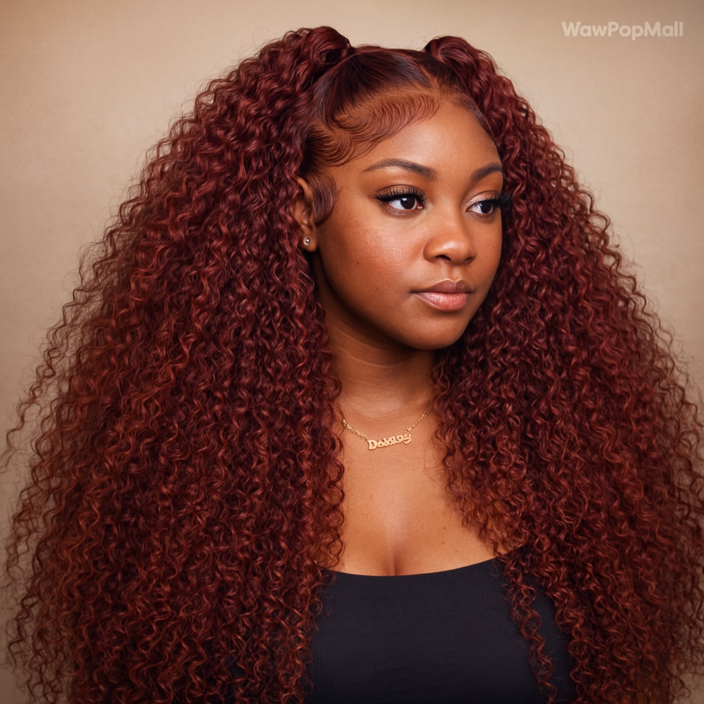 Wiggogo Highlight Curly 13x6/13x4 HD Lace Frontal Human Hair Wig – P4/27 & 1B/30 Ombre Deep Wave