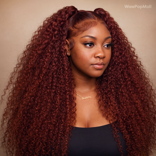 Wiggogo Highlight Curly 13x6/13x4 HD Lace Frontal Human Hair Wig – P4/27 & 1B/30 Ombre Deep Wave