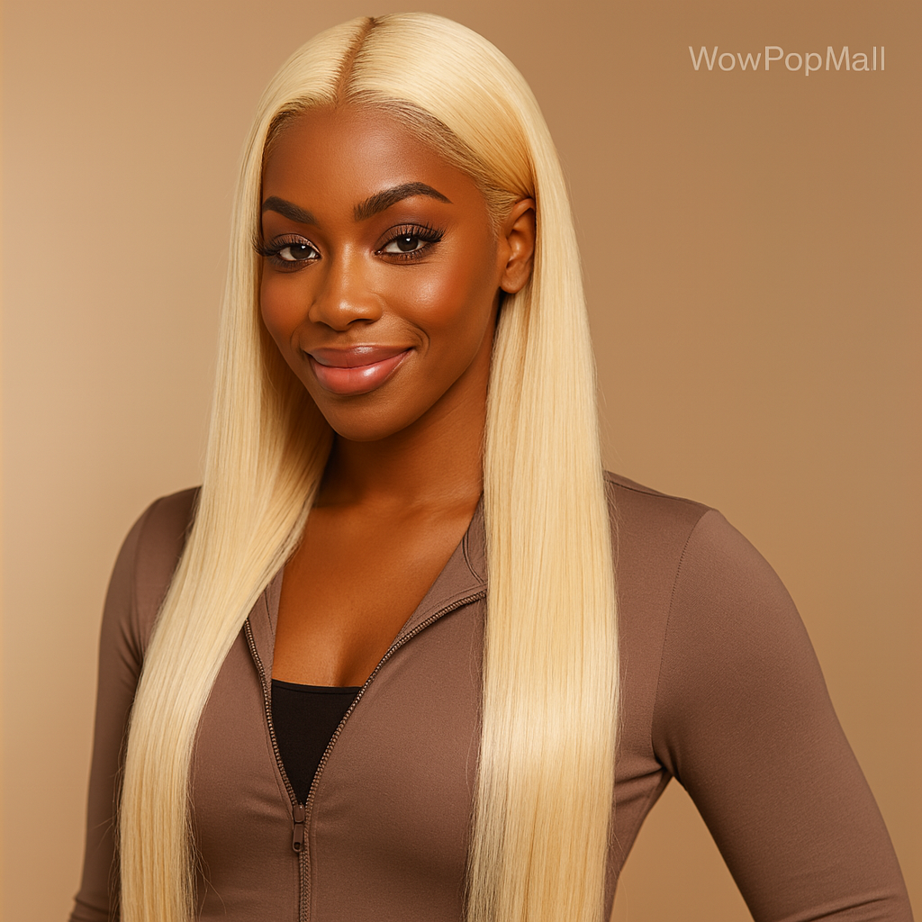 613 Straight HD Lace Front Wig – 13x4 & 13x6 Transparent Lace, 100% Brazilian Remy Human Hair (26"+)