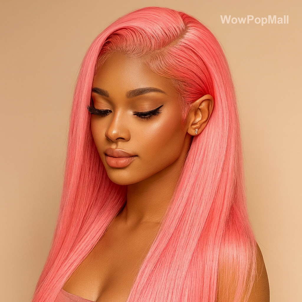 HD Lace Front Human Hair Wig – Long Body Wave, Ombre Honey Blonde