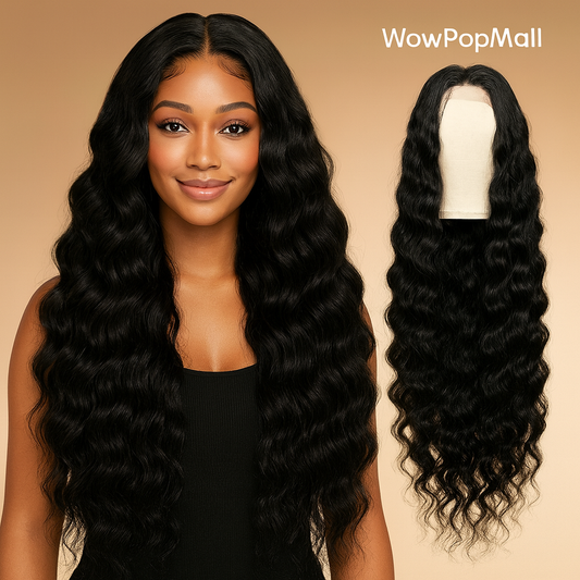 13×6 Loose Deep Wave Wig HD Lace Frontal Wigs Pre Plucked Glueless 13X6 HD Lace Human Hair Wigs Deep Wave 5x5 Closure Wig