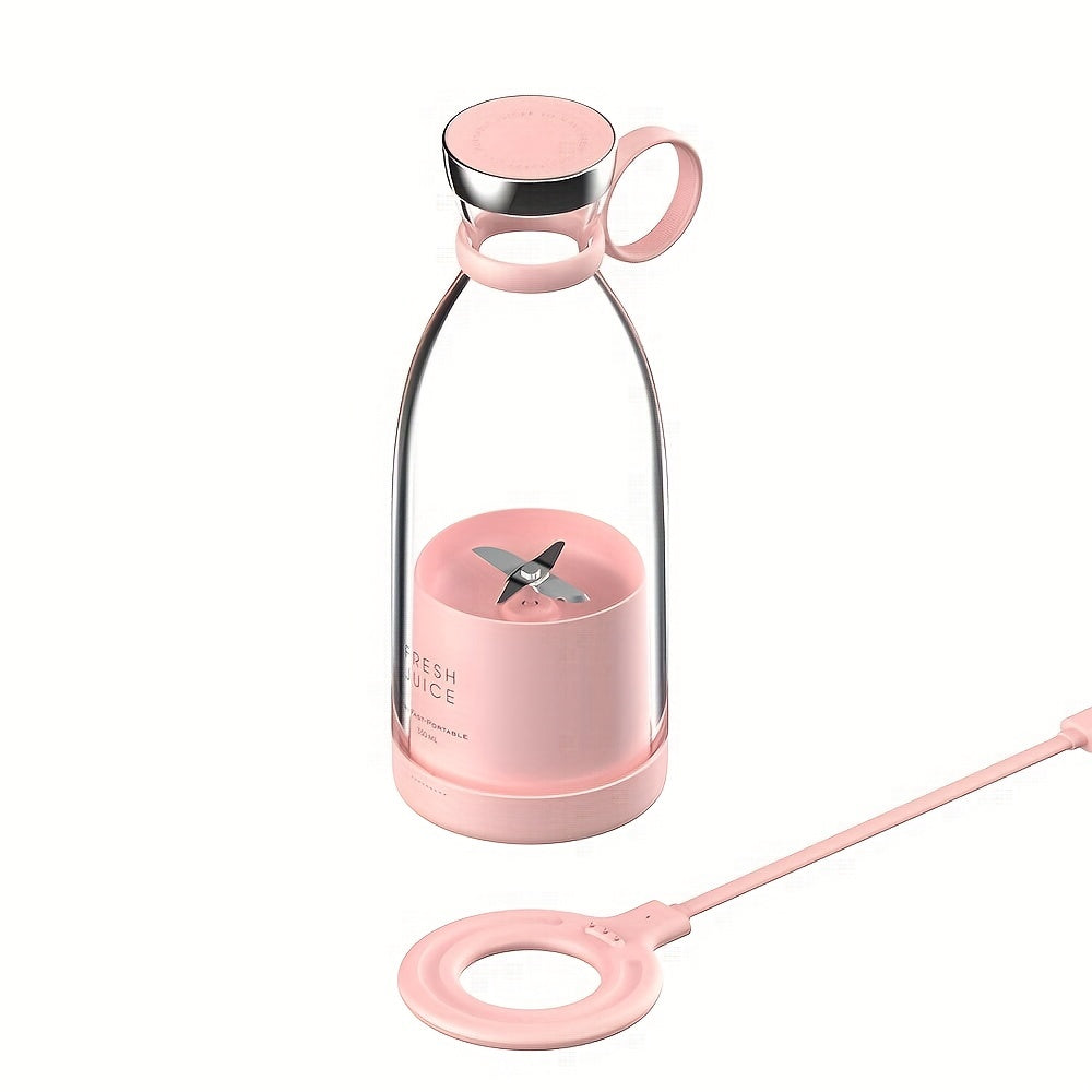 Portable Mini Electric Fruit Blender – On-the-Go Smoothies Made Easy